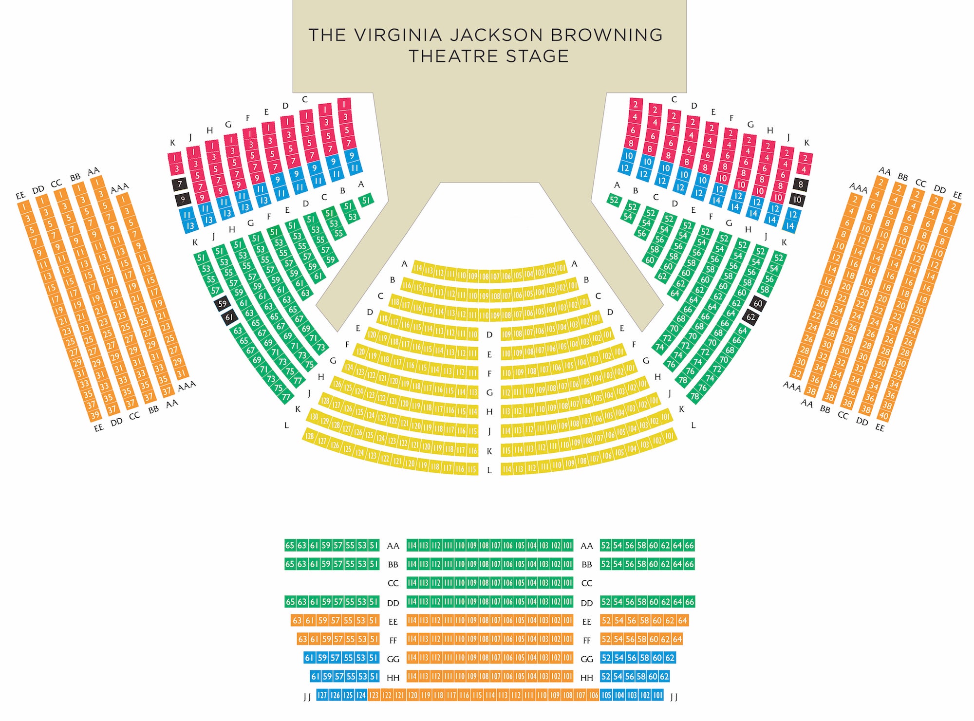 Loretto Hilton Seating Chart