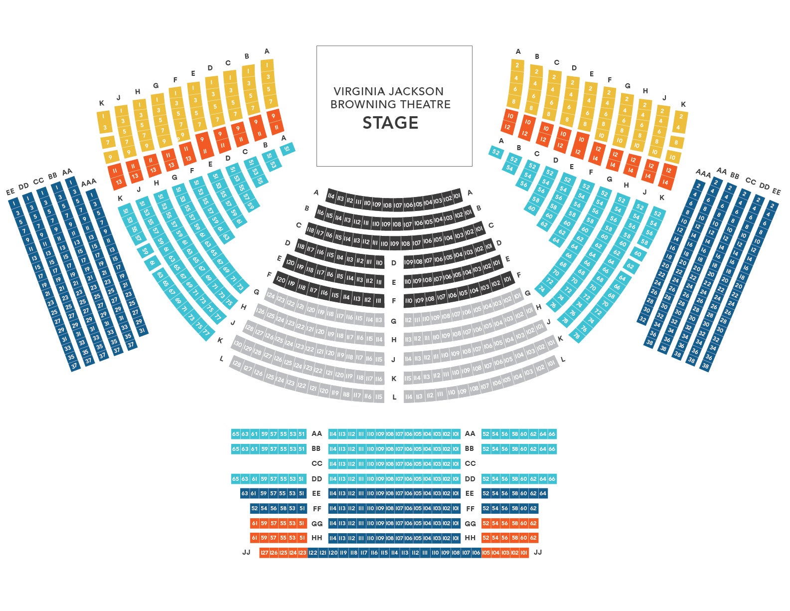 Saint Louis Seating Chart