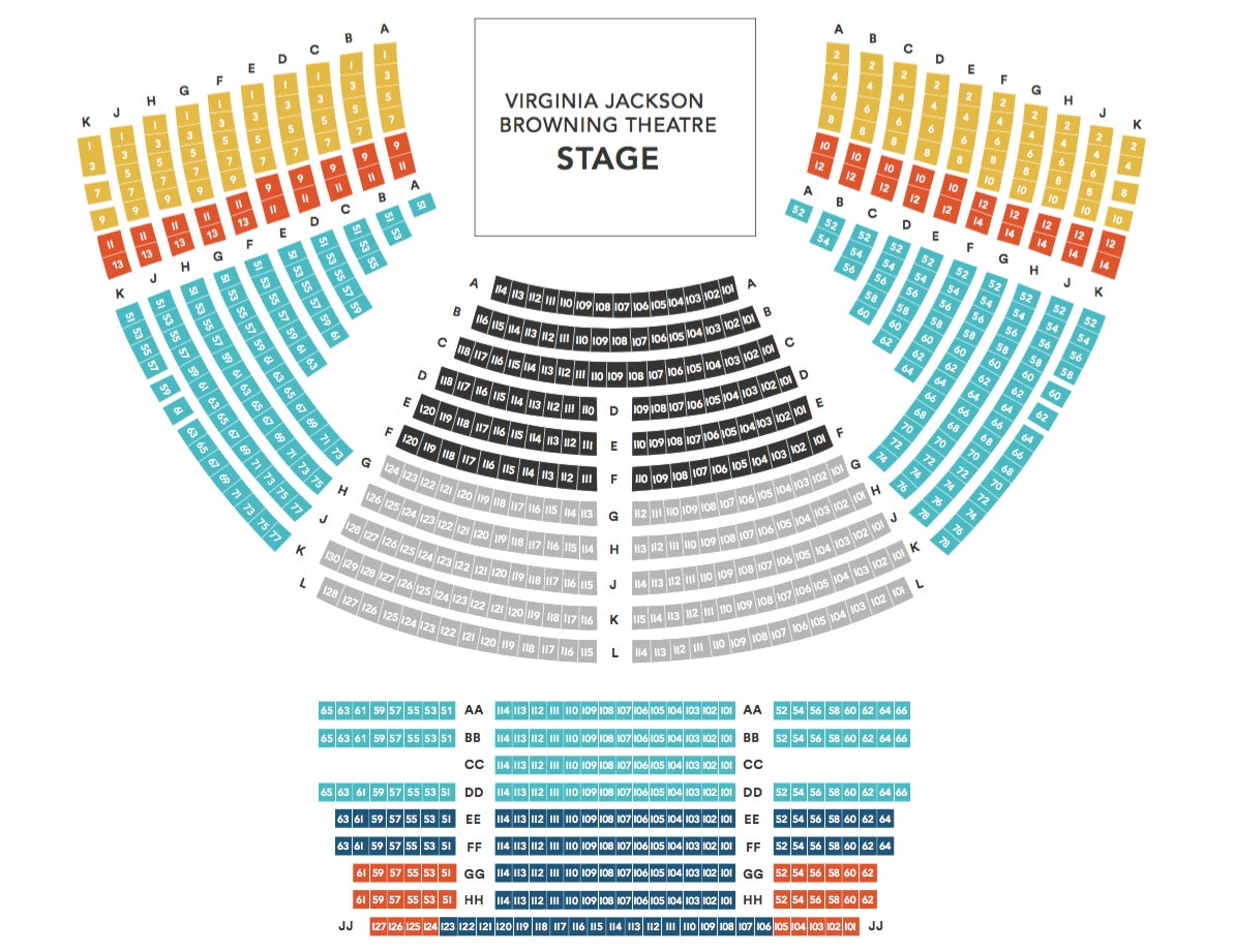 Peabody Opera House Seating Chart